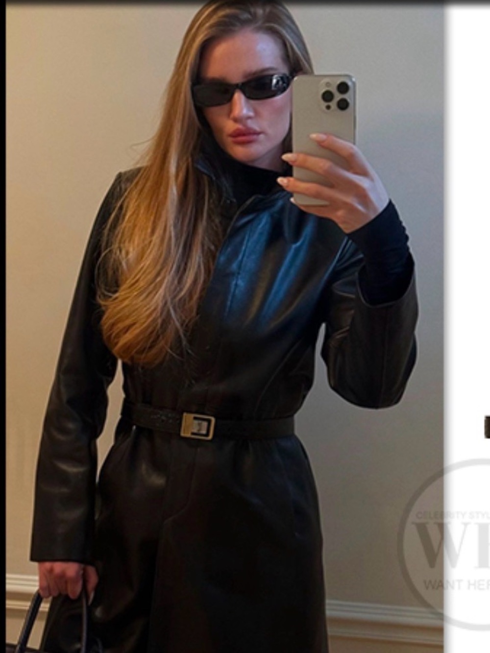 YSL YVES SAINT LAURENT LA 66 BUCKLE BELT